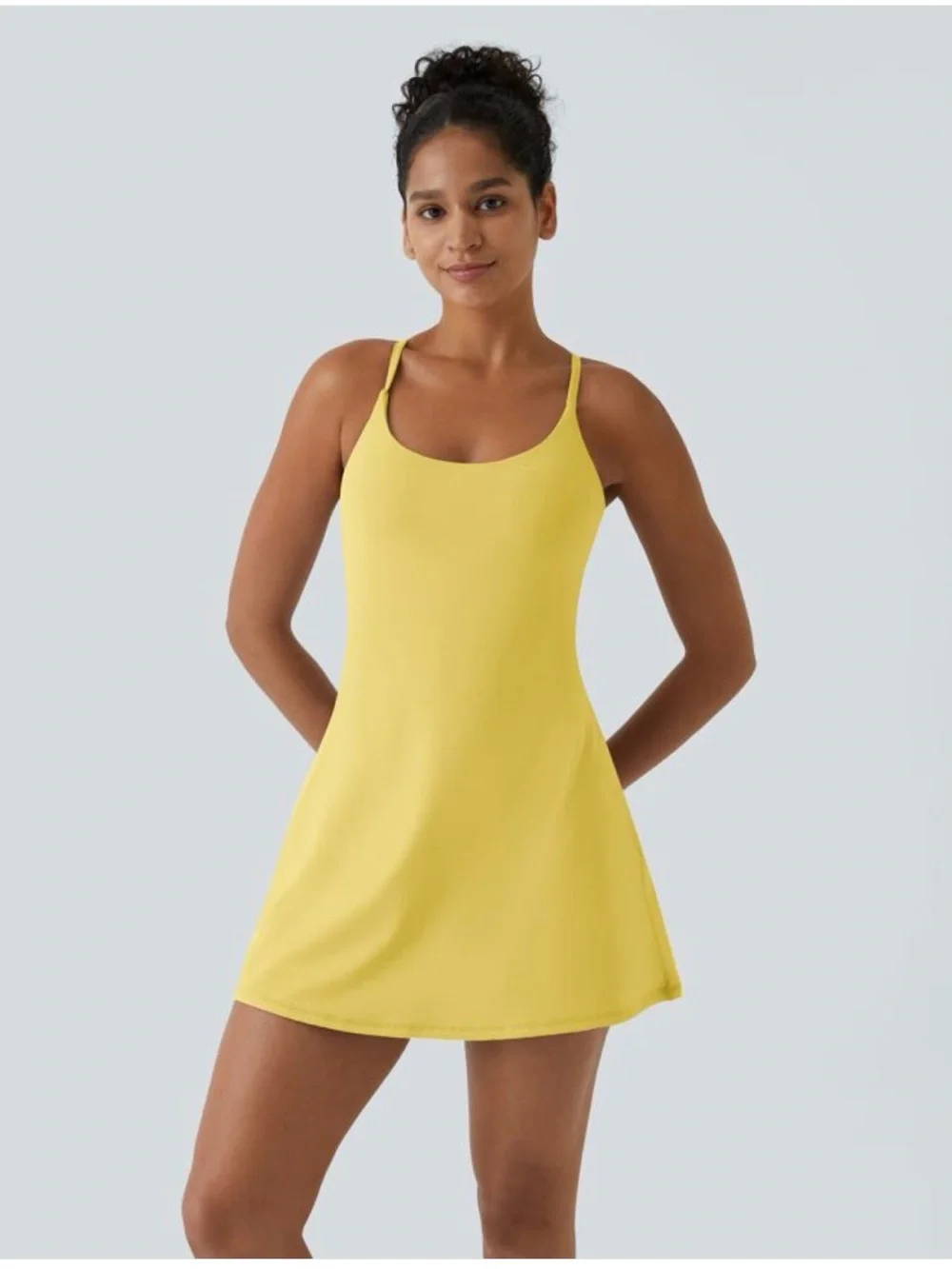 Halara SoftlyZero™ Plush Backless Active Dress-Easy Peezy Edition - Picture 1 of 3
